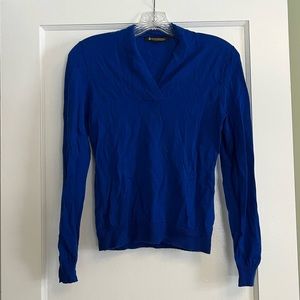 Brooks Brothers royal blue wool sweater